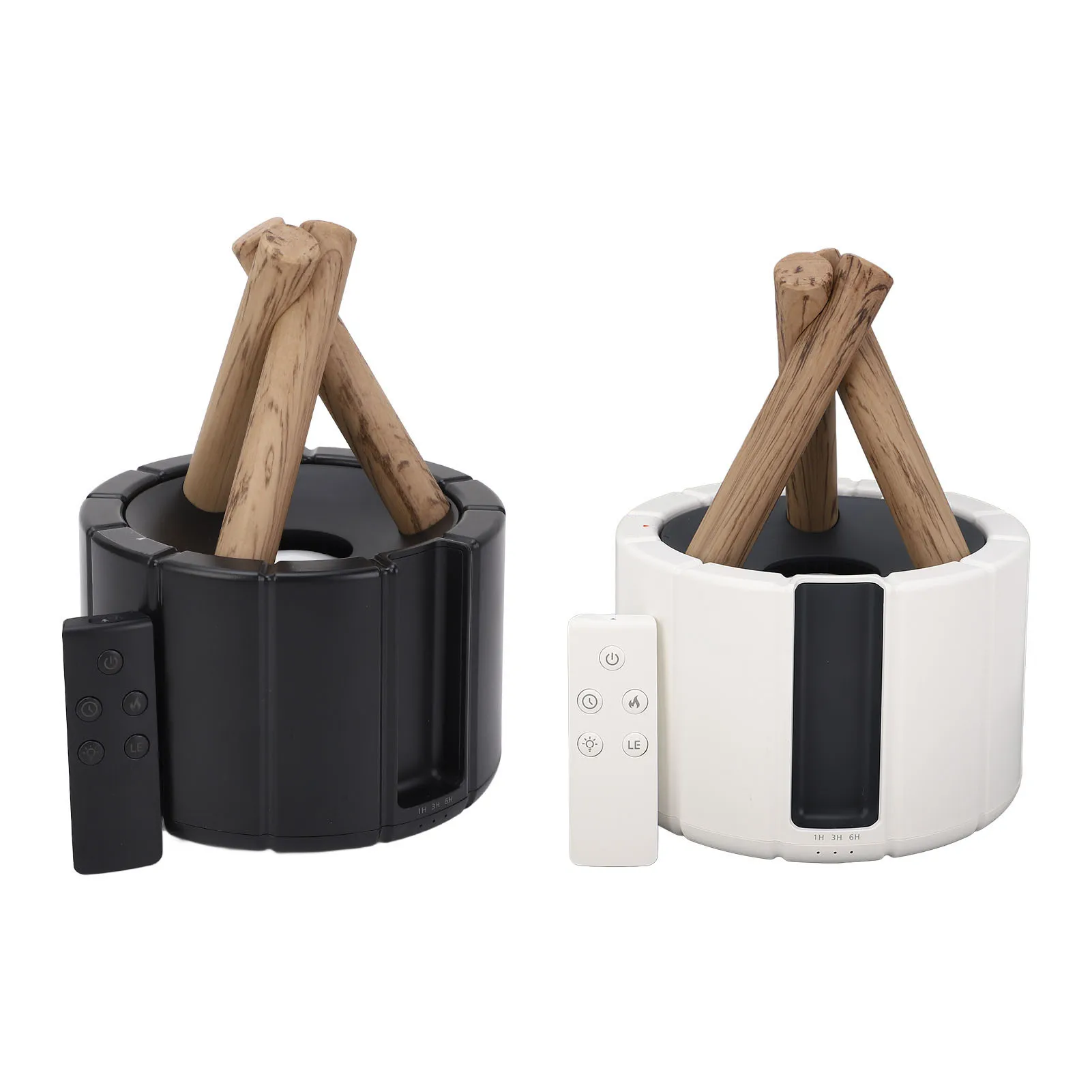 Bonfire Diffuser 250ml Campfire Flame Fire Diffuser นวัตกรรมจําลอง Campfire Humidifier สําหรับ Home Office Tabletop