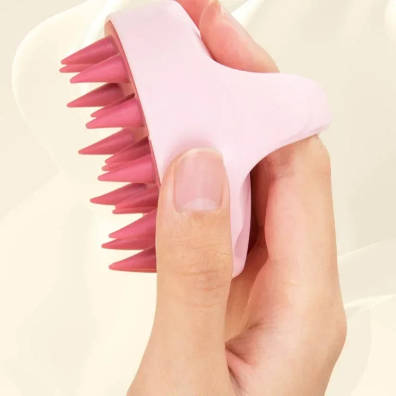 Shampoo Head Scalp Massage Brush, Soft Silicone, Skin Friendly, Hair Washing, Massager Comb, SPA, Beauty Tool, Salon