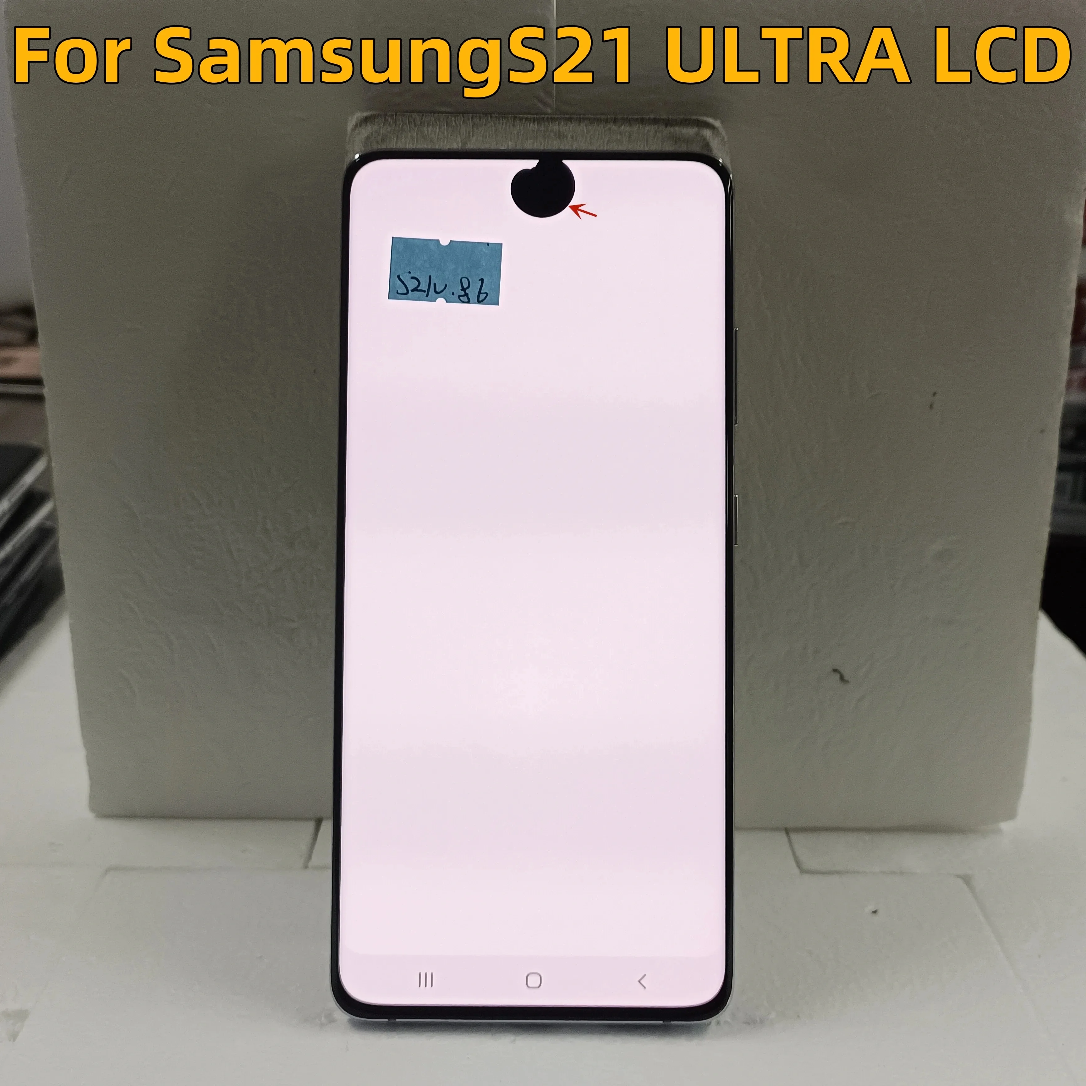 

100% Tested Amoled S21 Ultra Lcd Display Display For Samsung S21 Ultra 5g G998 G998f Touch Screen Digitizer Replacement Parts