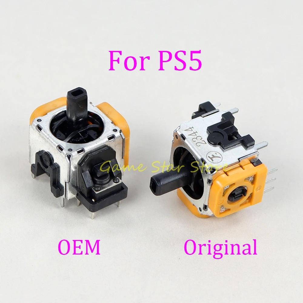 60個-オリジナル-oem-3dジョイスティック-アナログロッカー-サムスティック-センサー軸モジュール-23k-プレイステーション5-ps5コントローラーアクセサリー用