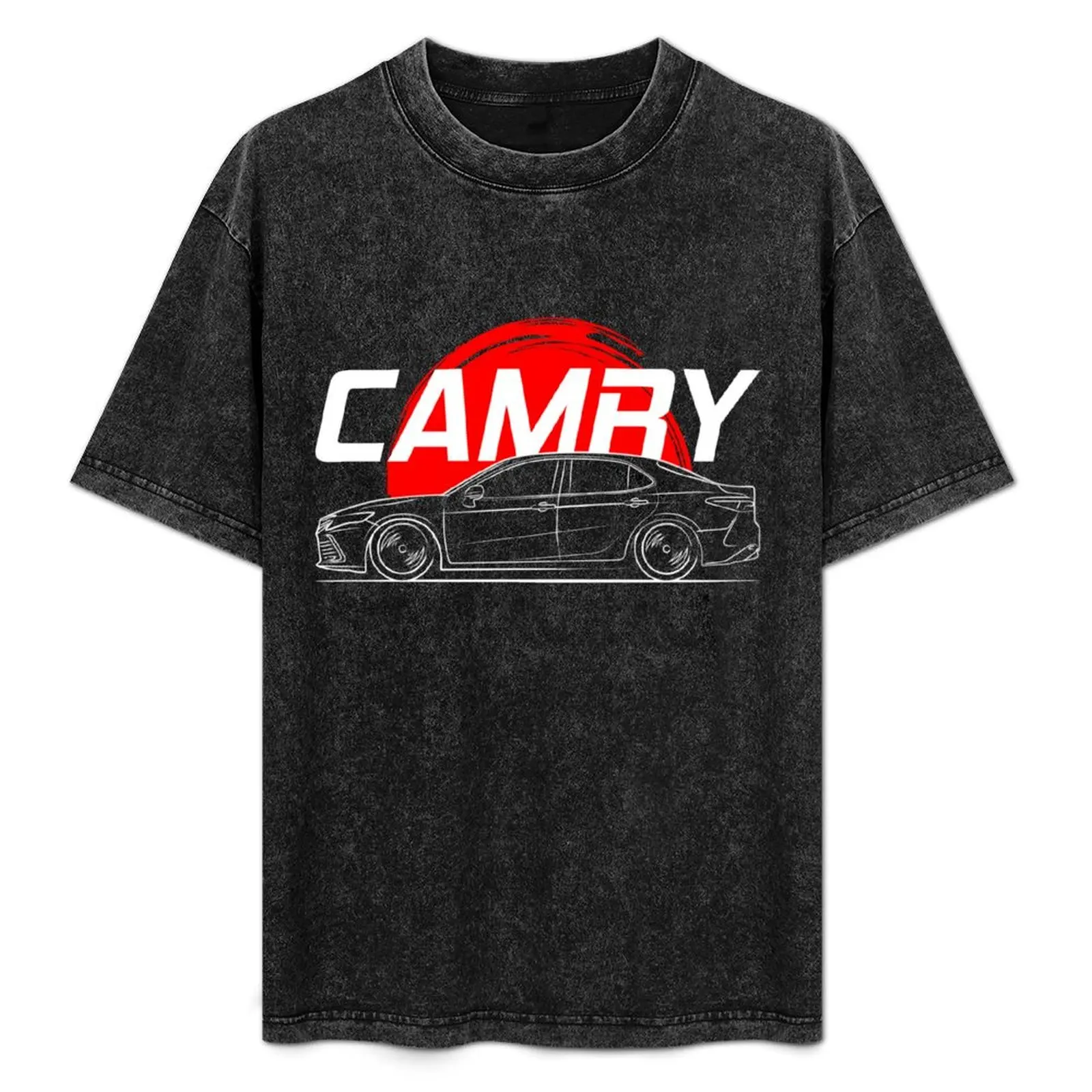 

Sport Sedan Racing Camry T-Shirt Basic Simple Casual Short Sleeve Tee