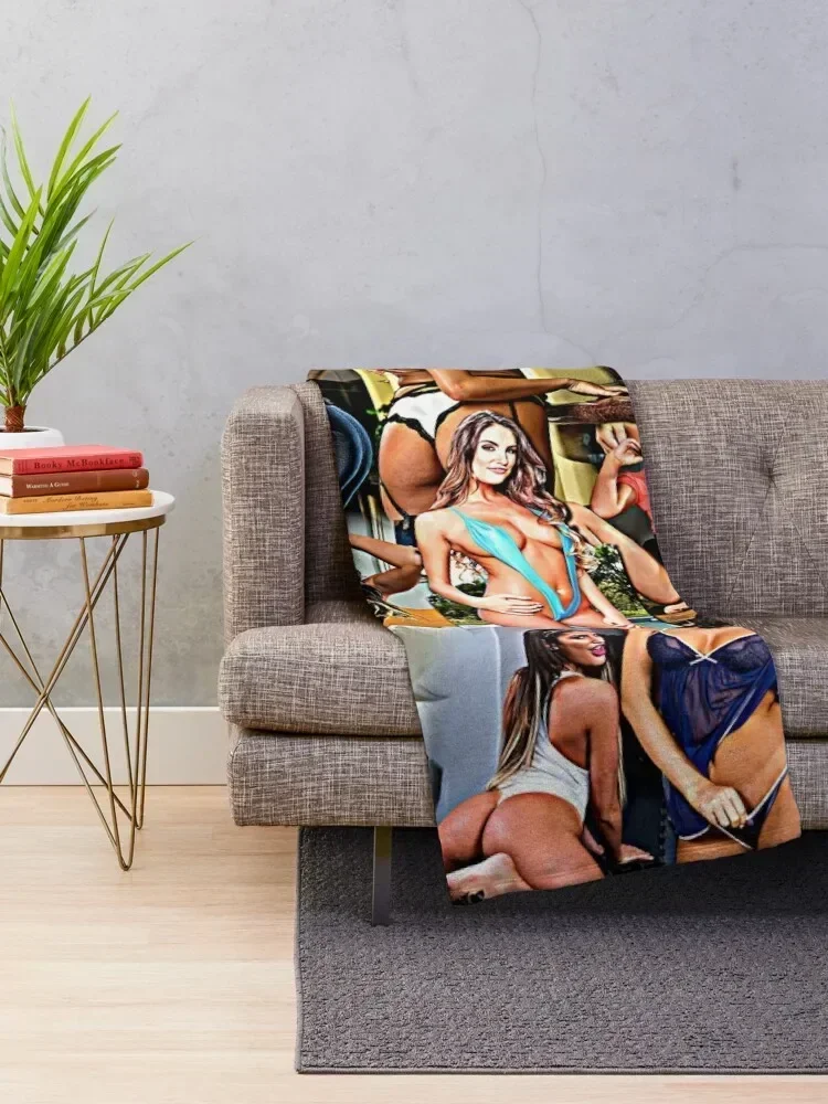 hot august ames Throw Blanket Custom Luxury St Blankets