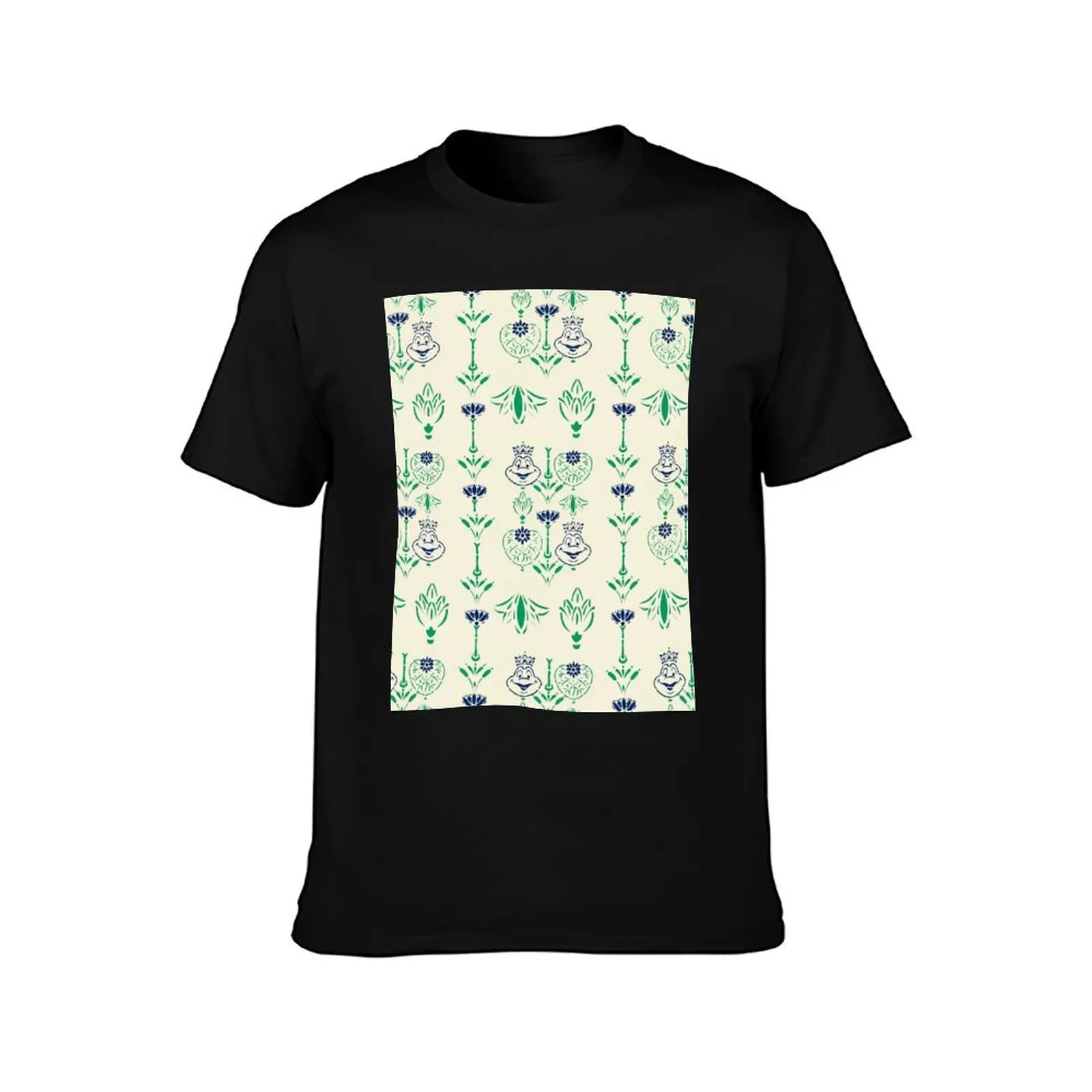 Toad Hall Wallpaper T-Shirt Plus Size Workout Short Sleeve Top T-Shirt