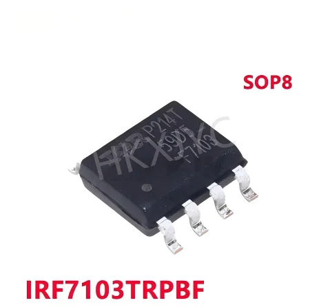 10/PCS New IRF7103TRPBF IRF7103 F7103 SOP8 N channel 50V/3A field effect tube In Stock