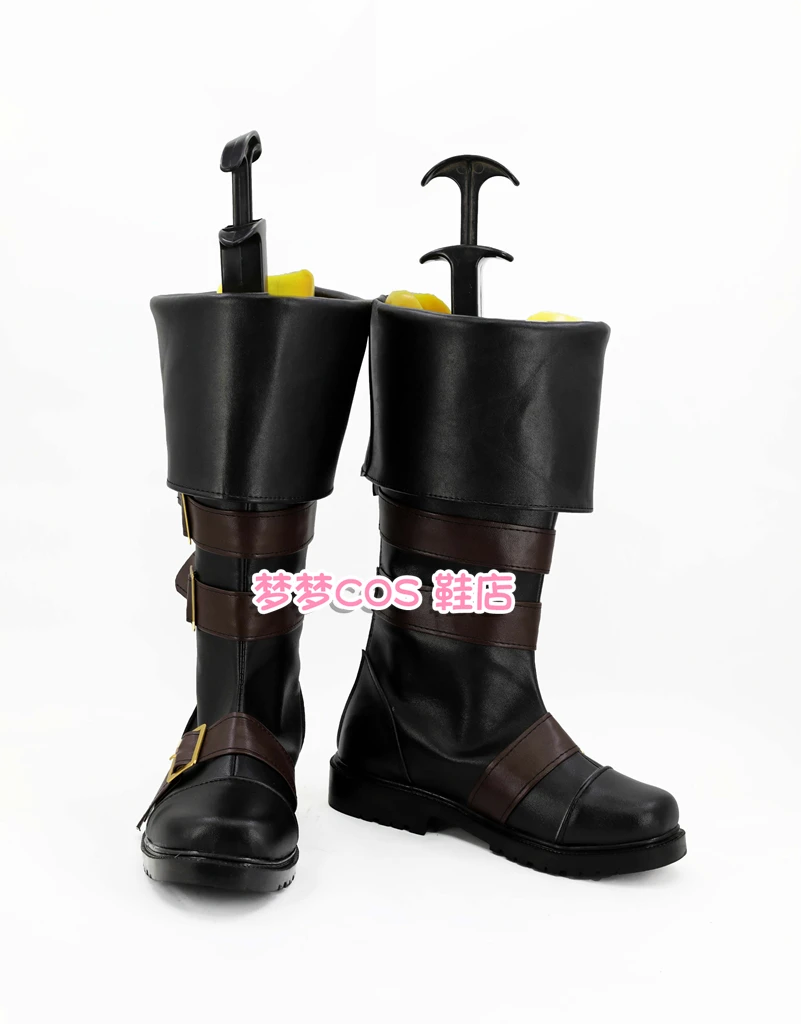 NieR: Automata 9S YoRHa No.9 Tipo C Scarpe Cosplay Stivali Halloween Anime Gioco Stivali in pelle PU