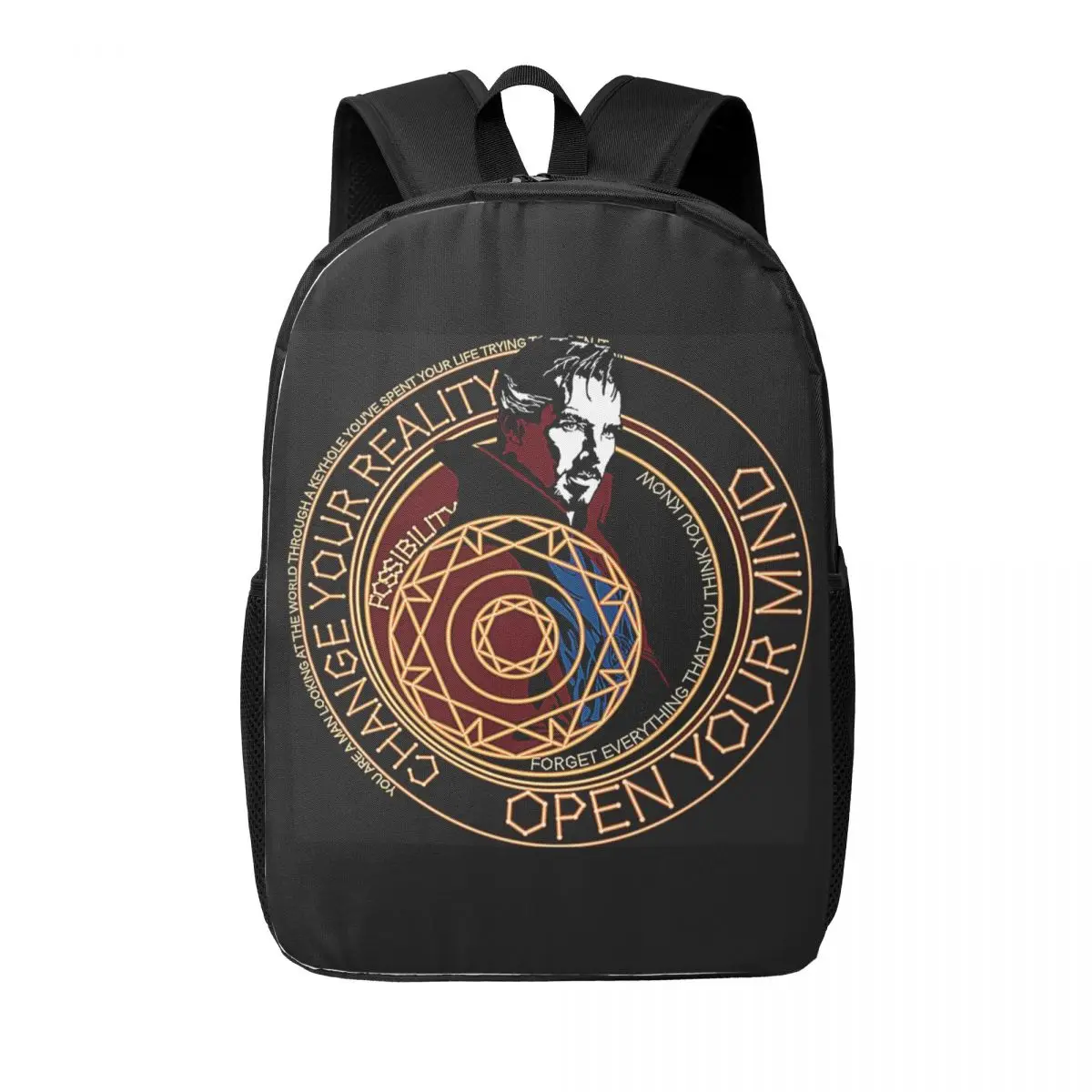 

Dr Strange Woman Backpacks Boys Girls Bookbag Fashion Students School Bags Portability Travel Rucksack Shoulder Bag