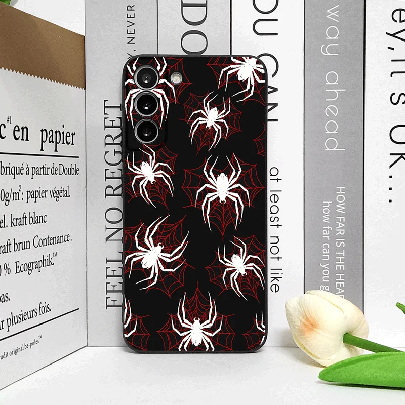 Fashion Cool Black Spider Web Printed Phone Case for Honor Huawei 200 LITE 100 400 PRO 90 80 Lite Magic 8 7 6 5 Pro Soft Covers view 5