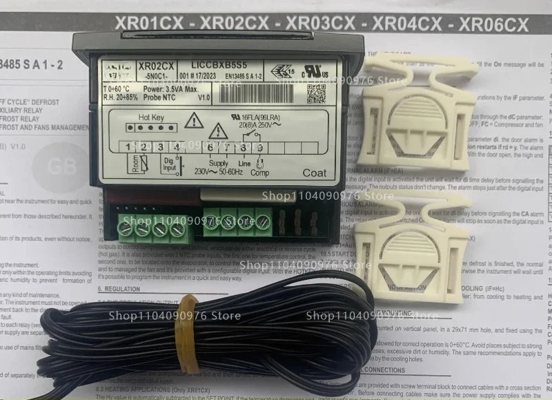 Thermostat DIXELL XR02CX-5N0C1 220 volts Single relay