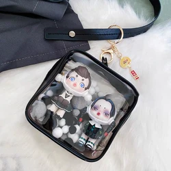 Doll Bag Organizer Box Double Zipper Storage Case Bag Pendant Mystery Box Storage Pouch Transparent Thicken Keychain Wallet