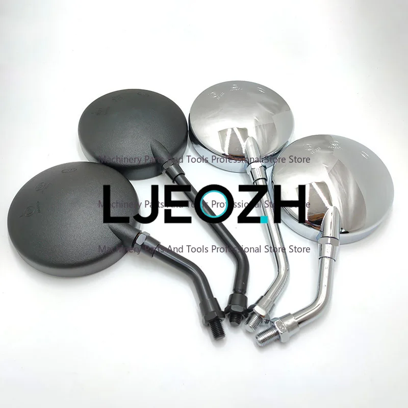 Motorcycle Modified Rearview Mirror 10MM Retro Mirror Length Rod Taiwan Car Large Mirror