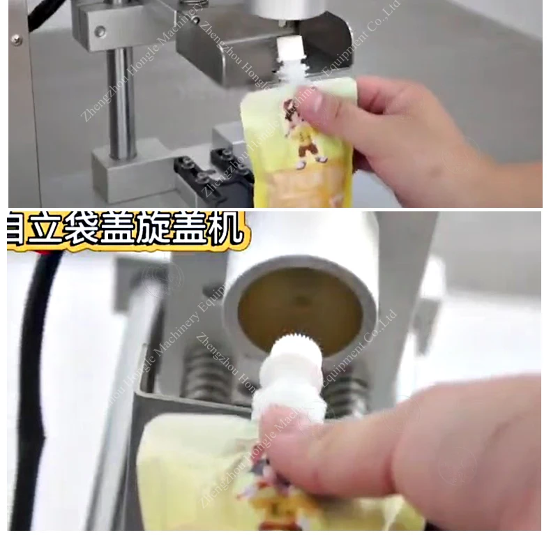 Tas meja cerat Laylon elektrik, mesin pengisi Capping