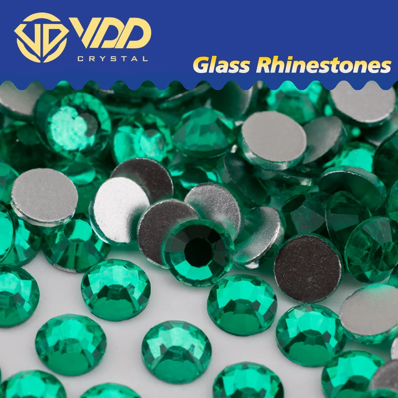 VDD 133 Parakeet SS4-SS30 New Color Glass Rhinestones Crystal Flatback Strass Stones For DIY Decoration Nail Art Accessories
