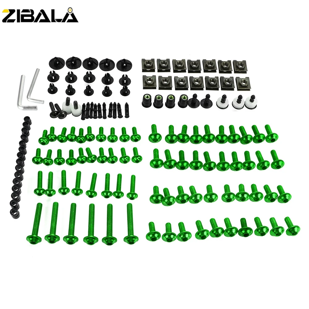 

Fairing Bolts Screw For Kawasaki ZX6R ZX7R ZX9R ZX10R ZX12R ZX14R Versys 650 Ninja 650R 1000 Z750 Z1000 Fairing Bolt Kits Screws