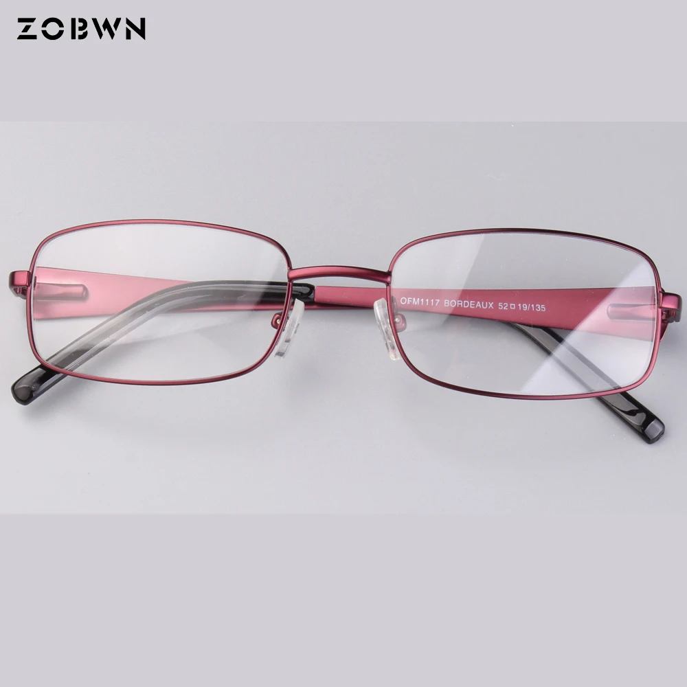 

Vintage Glasses women students myopia Wholesale promotion Aliuminum half rim super light sport Mountain climbing ride myopia red