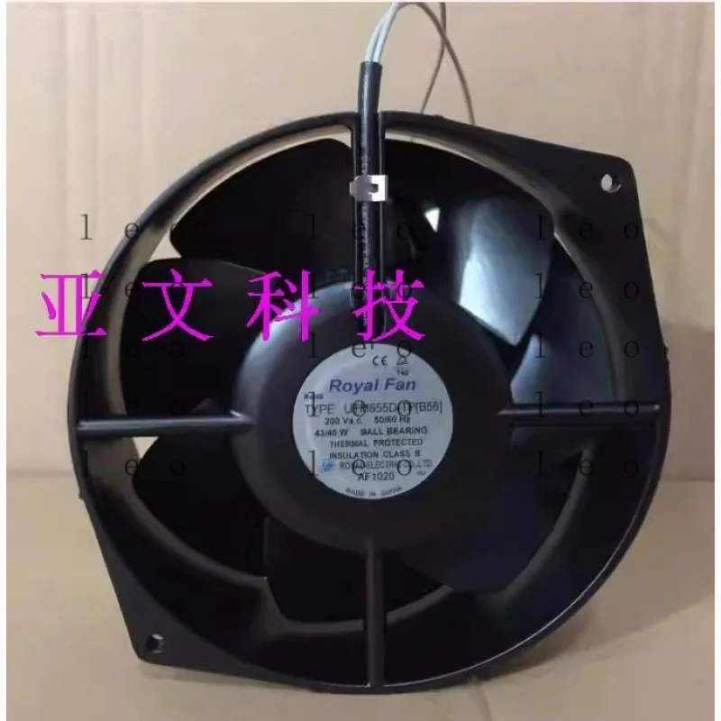 

GG 1PCS UTM655D-TP[B56] ROYAL FAN AC200V All-Metal Heat Dissipation Fan
