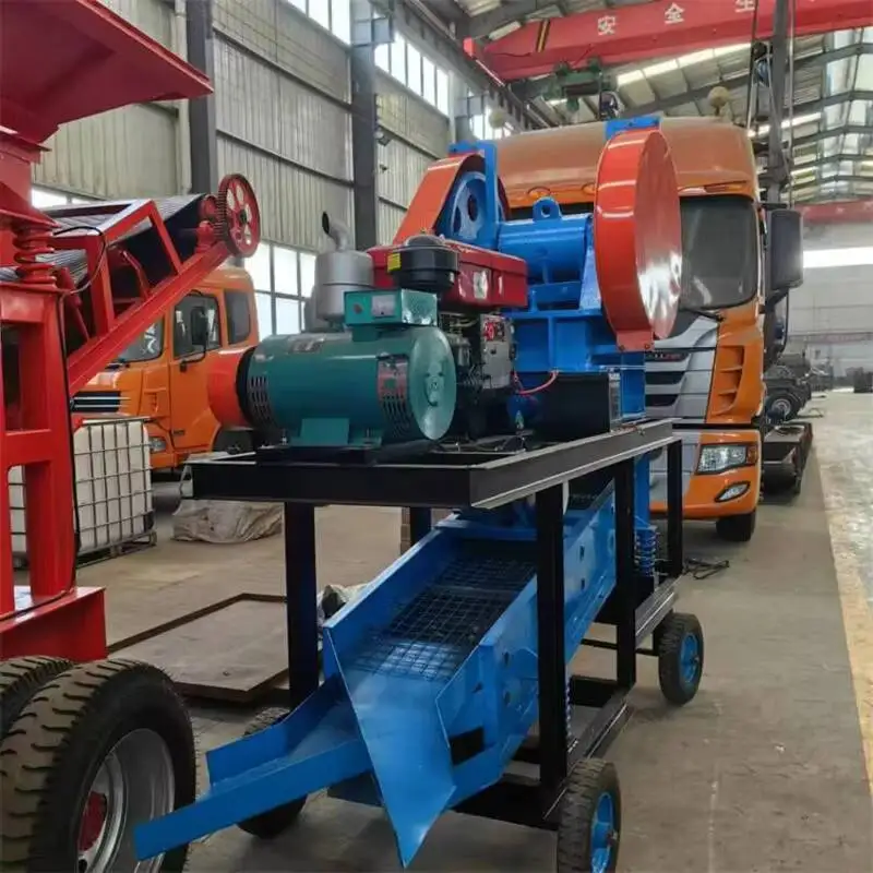 150*250 Hard Low Small Engine With Screen Jaw Stone Crusher Price