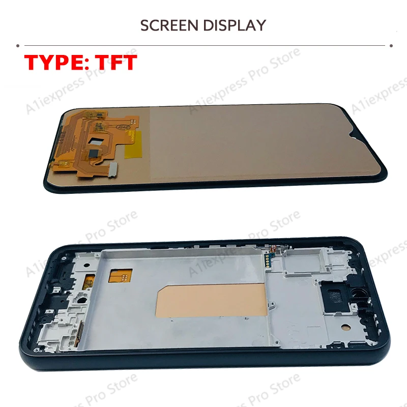 AMOLED LCD do Samsung Galaxy A54 5G A546 Wyświetlacz LCD z ramką Cyfrowy ekran dotykowy Digitizer A546V A546U Część naprawcza — zdjęcie produktu 4