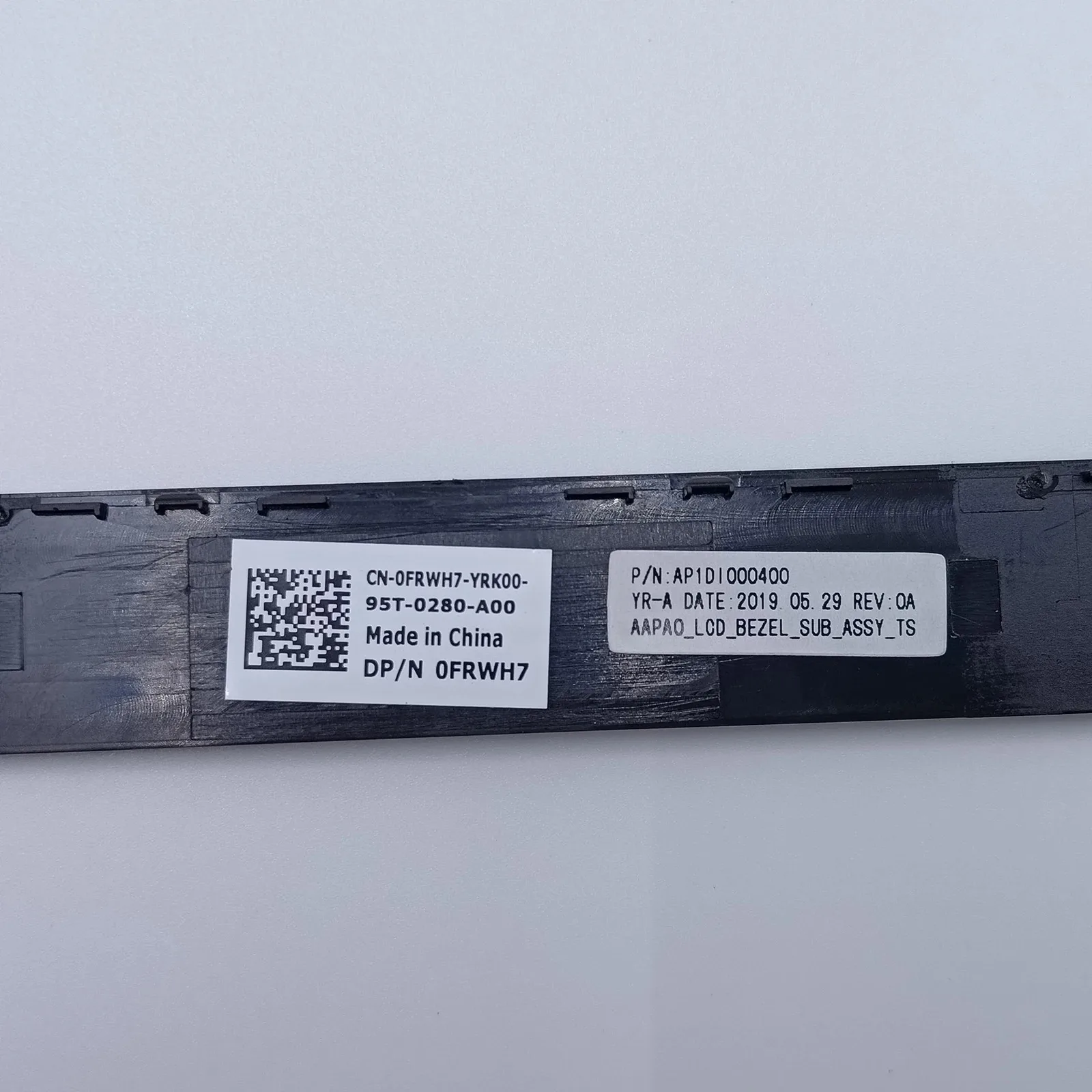 Voor Dell Precision 7510 Laptop Vervanging LCD Bezel Front Front Screen Cover 0 FRWH7 FRWH7