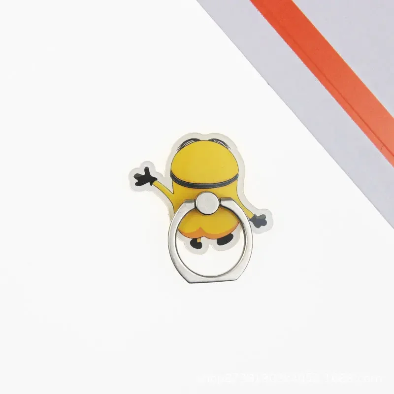 Hot Despicable Me Mobile Phone Air Cushion Bracket Back  MINION MADE Stick Telescopic Bracket Desktop Ornaments Christmas Gifts