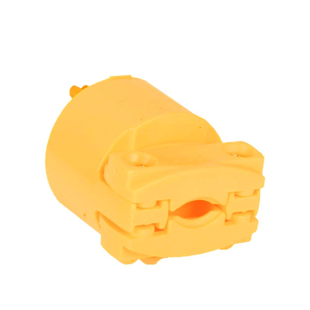 ABJT-12Pcs Electrical Replacement Plug & Connector Set Extension Cord Ends Shell 5-15P Industrial Grade 3-Prong Plug US Plug