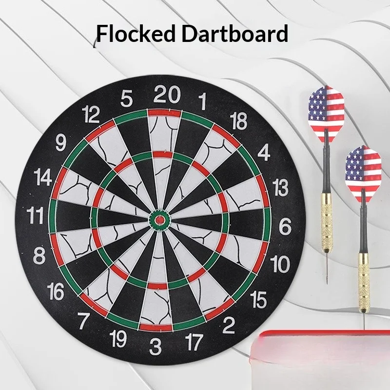 

Дартс 18-дюймовый очень толстый двухсторонний флокированный дартс для соревнований, домашний игровой набор для паба, официальный блочный лук Broadhead