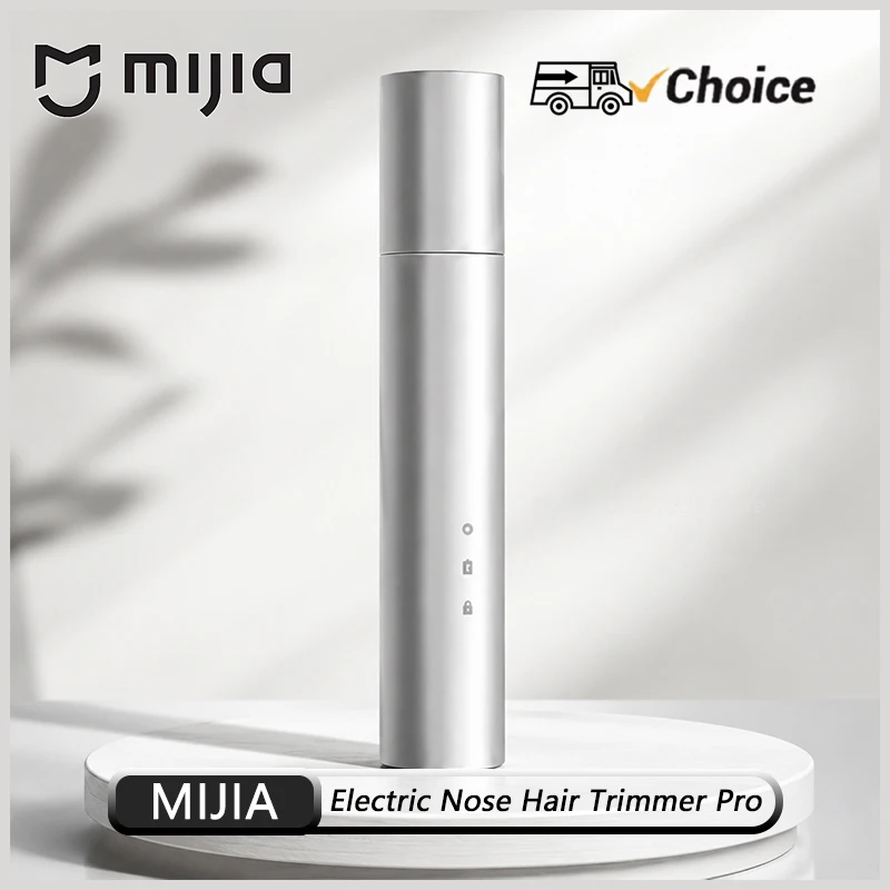 NEUER MIJIA Elektrischer Nasenhaartrimmer Pro Tragbarer Nasen- und Ohrenhaartrimmer für Männer Wiederaufladbarer Schmerzloser Haarschneider