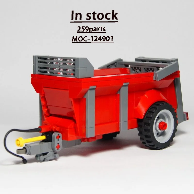 

Конструктор MOC-124901 «Городской мини-прицеп для уборки мусора», 259 деталей, подарок на день рождения для мальчиков