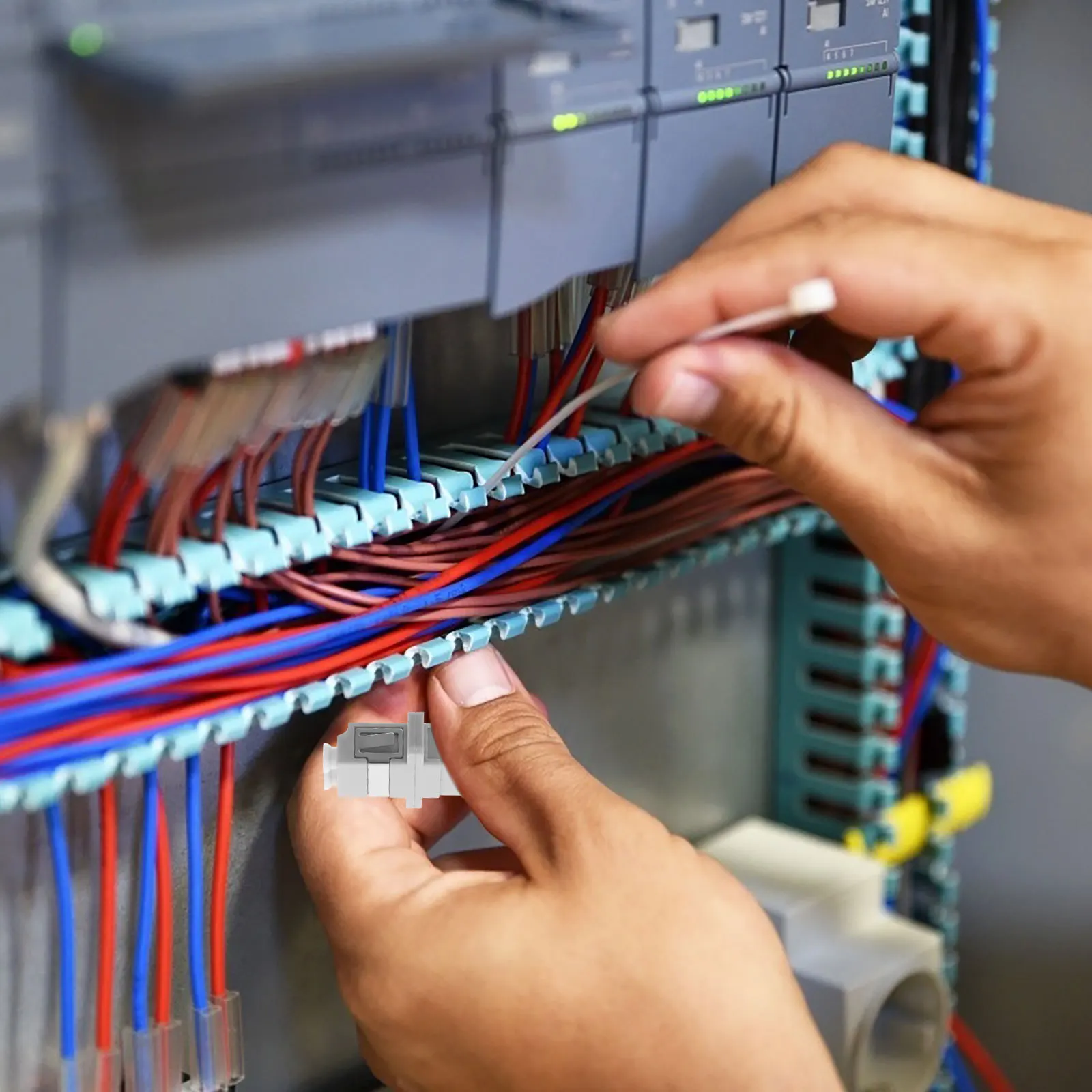 

5Pcs Lc Optical Fiber Adapter Split Flange Coupler for Simplex Connector Networking Fiber Patch Cable Connector Kit Stable