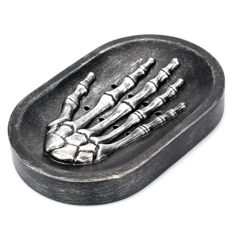 Skull Hand Soap Dishes For Bathroom/Shower Soap Holder Dish Soap Tray For Kitchen Home Bath Accessories Soap Dish Holder