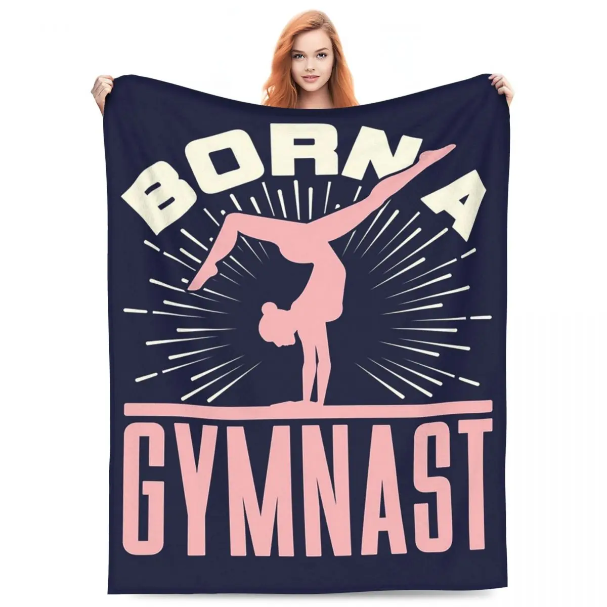 

Одеяло для гимнастики Born A Gymnast, фланелевое одеяло, пледы для дивана, постельные принадлежности, уличные пледы, покрывало, одеяло