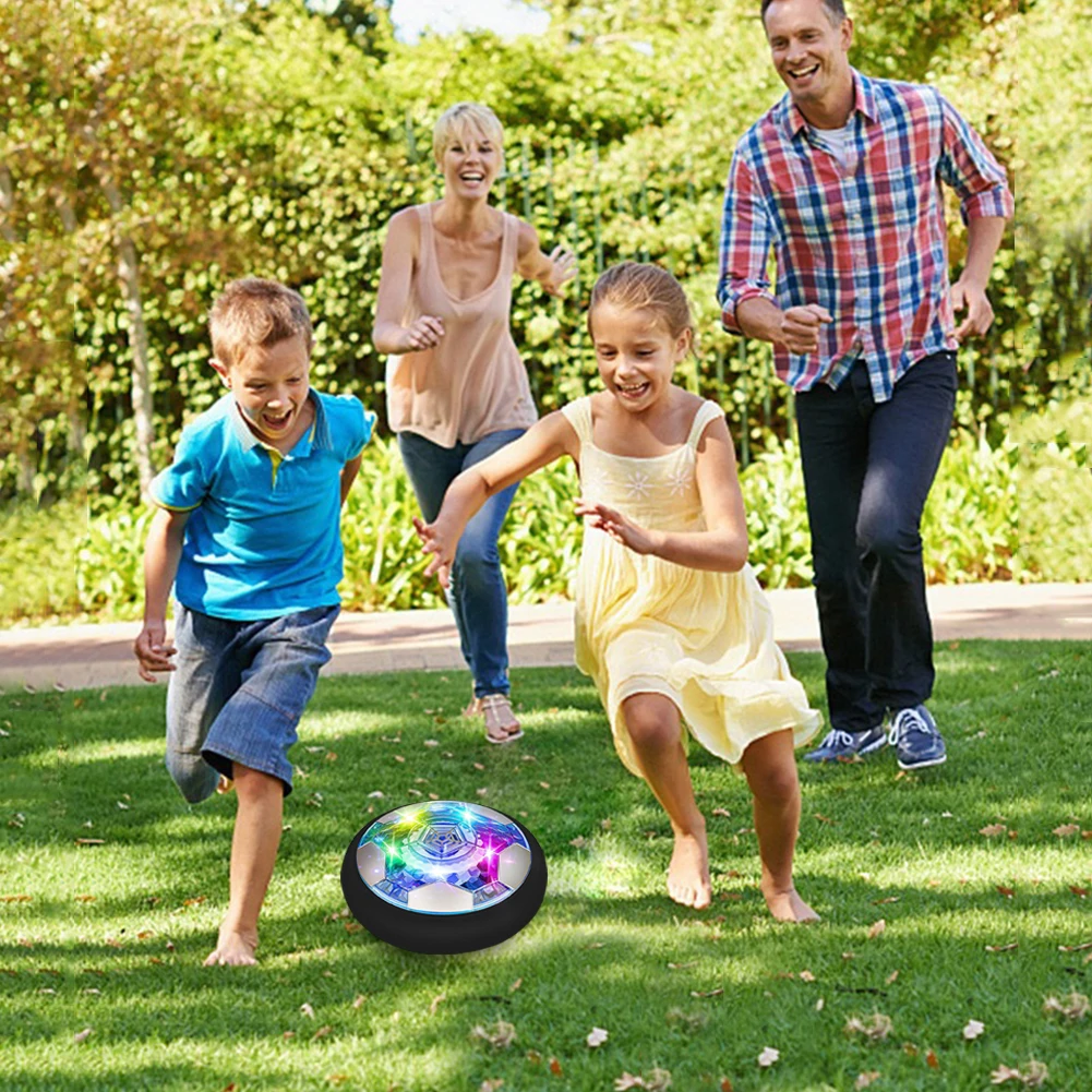 

Футбольный мяч Hover со светодиодной подсветкой и поролоновым бампером для использования в помещении и на открытом воздухе, плавающий футбольный мяч, футбольный мяч, подарки для детей