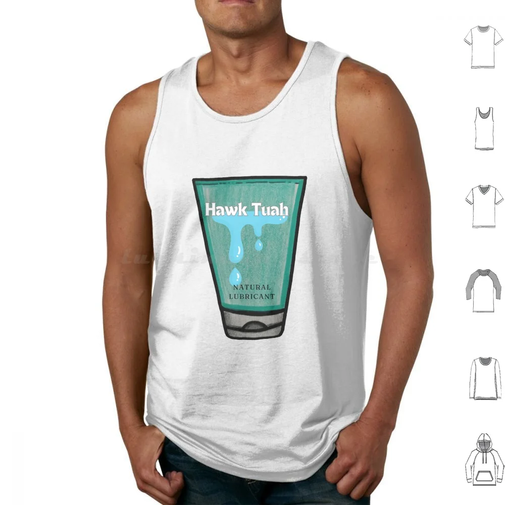 Hawk Tuah Tank Tops Print Cotton Hawk Tuah Meme Funny Meme Funny Viral Hawk Tuah Girl