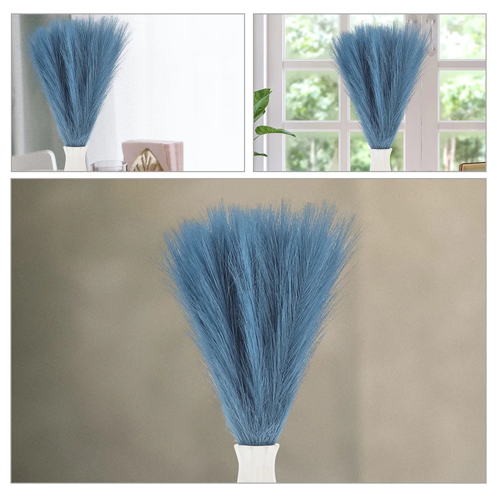 

6pcs Artificial Pampas Picks Faux Reed Grass Simulation Vase Decor Fake Pampasgrass Branches For Home Wedding Party Diy Filler