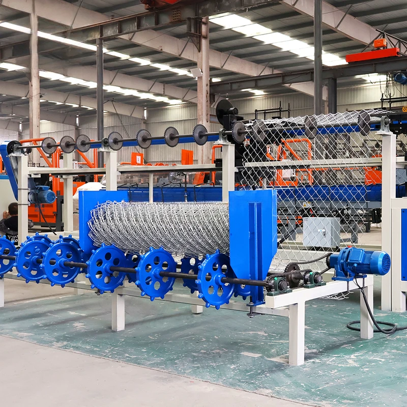 Double‑Wire Automatic Steel Chain Link Fence Machine High Quality Mesh Making Device