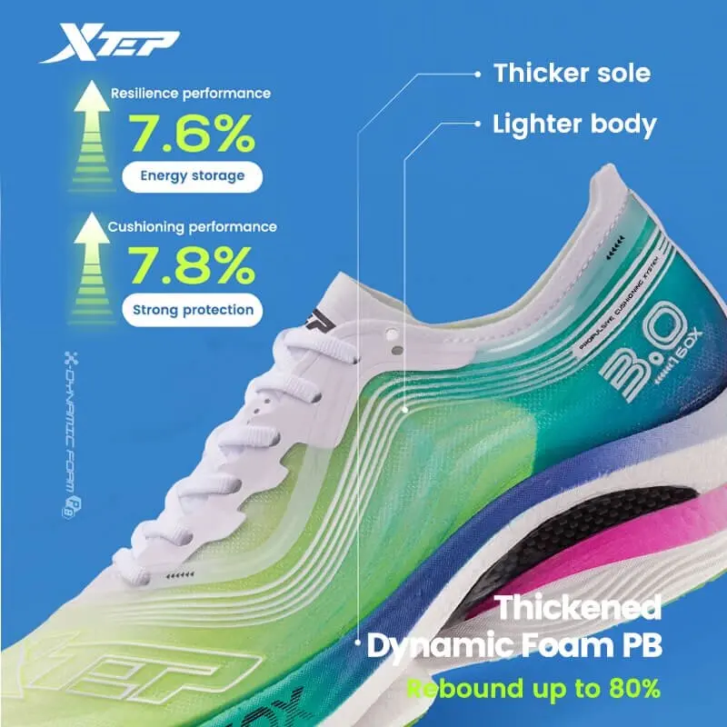 Xtep Racing 160X 3.0 Running Shoes Women Carbon Plate marathon professional Sports Shoes Non-Slip Cushion Sneakers 978118110136