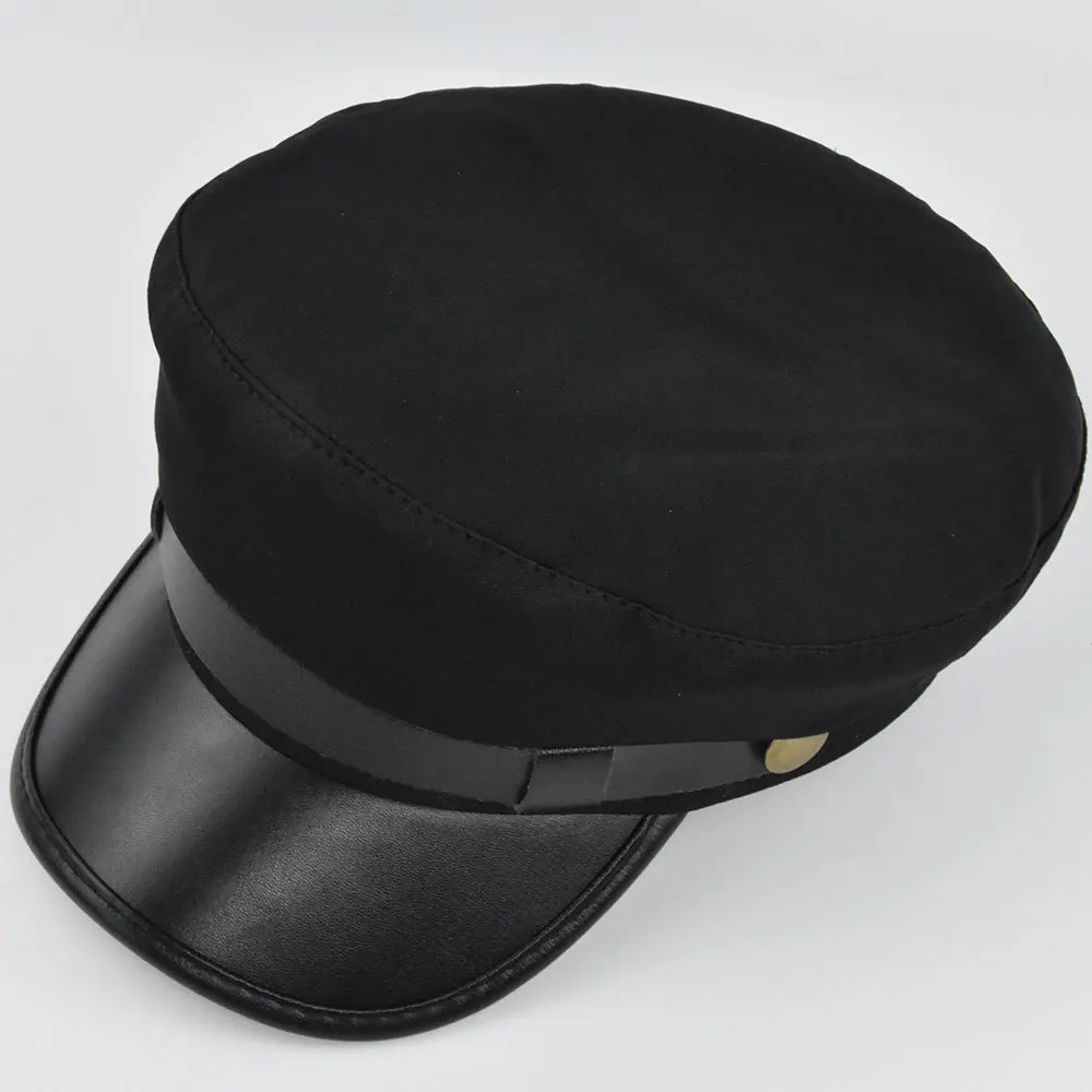 Flat Cap Vintage Navy Cap British Style Octagonal Hat Flat Peaked Caps Flat Top Hat Duck Tongue Cap Beret Hats Outdoor Travel