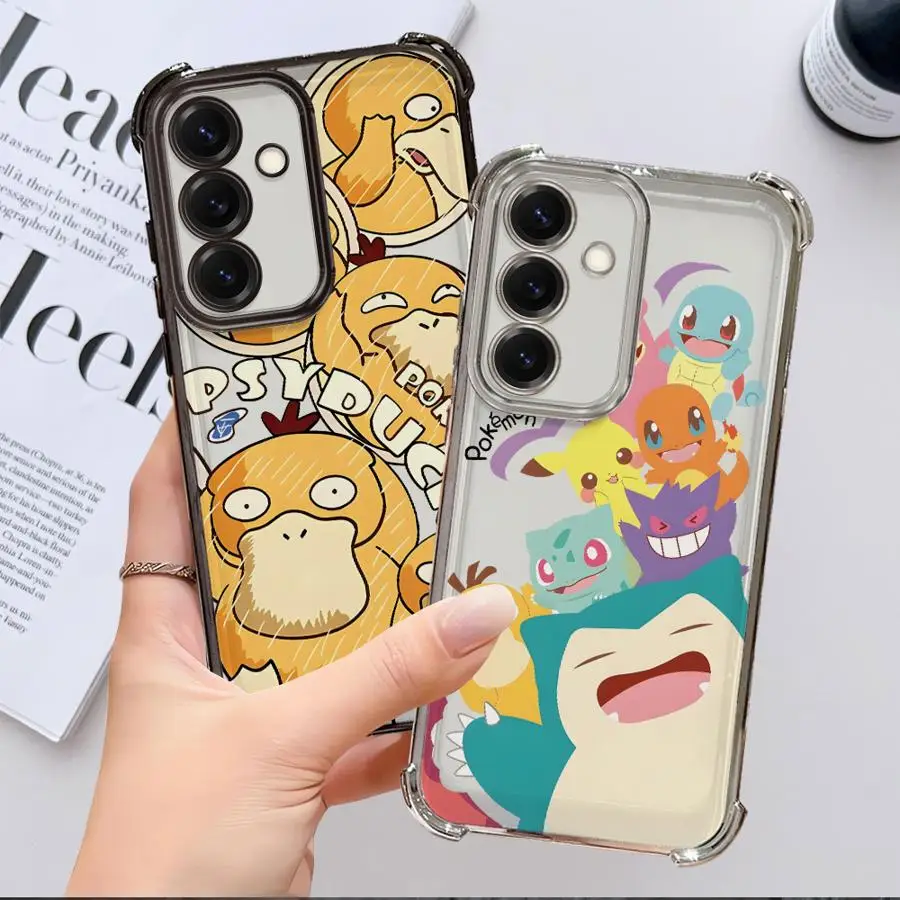 حافظة لهاتف سامسونج جالاكسي A15 A35 A36 A26 A52 A17 A13 A33 A21s A16 A24 A25 غطاء شفاف #1