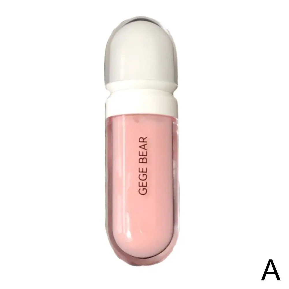 Transparente Lippen pumpe Flüssigkeit feuchtigkeit spendende Lip gloss Tooty Lippen Gelee Trocken creme lang anhaltende Lippen Make-up Glasur Grundlinien r s9k5