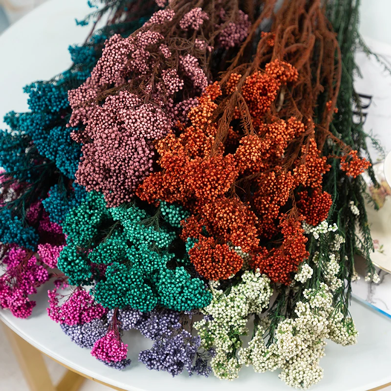 Natural Real Dried Millet Flower Bouquet DIY  Resin Accessories For Centerpieces Decoration Home Wedding Party