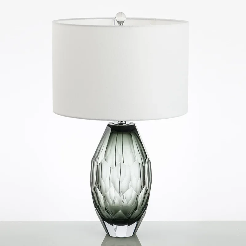 Modern simple glazed light luxury desk lamp, living room bedroom bedside