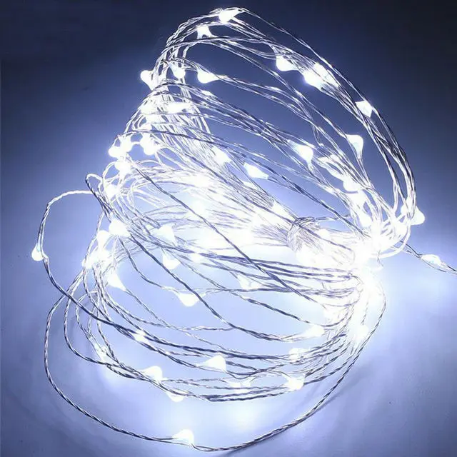 1M 2M 3M 5M Kupferdraht LED Lichterketten Urlaub beleuchtung Fee Girlande Für Weihnachten Baum hochzeit Party Dekoration