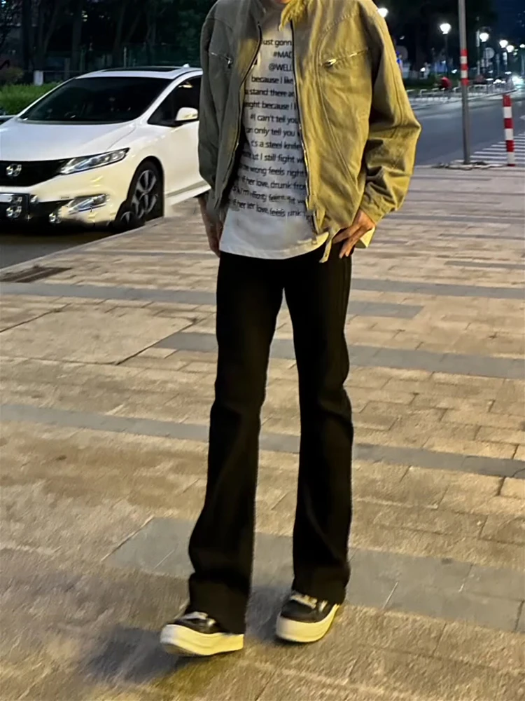 

Мужские джинсы Bla Slim Straight Leg: брюки в стиле High Street Vibe с эффектом удлинения, микро-клеш, средняя/высокая посадка, хлопковый деним