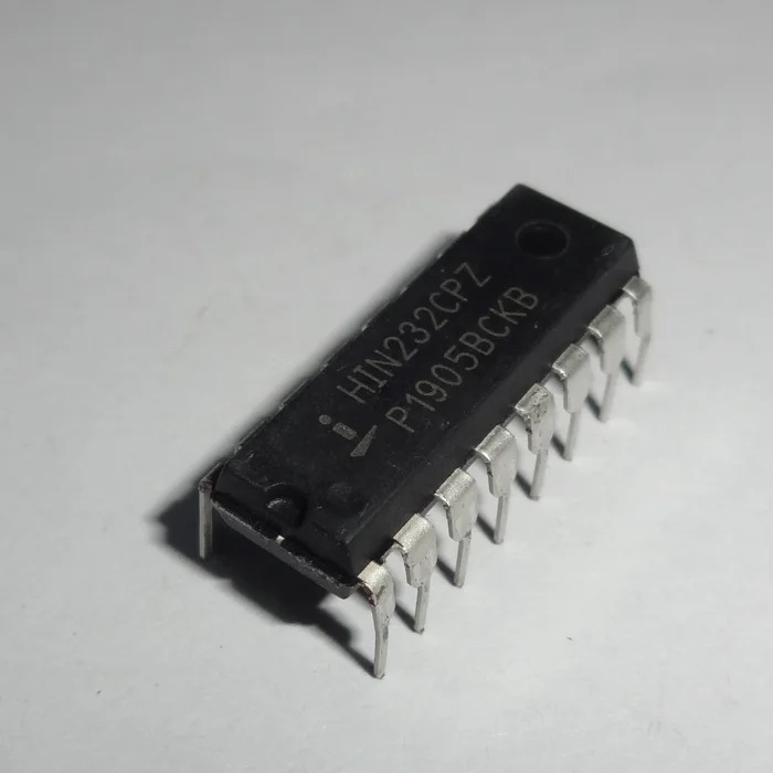 2PCS Imported HIN232CPZ HIN232CP DIP16 USB to 232 Serial Transceiver Chip Brand New Stock IC