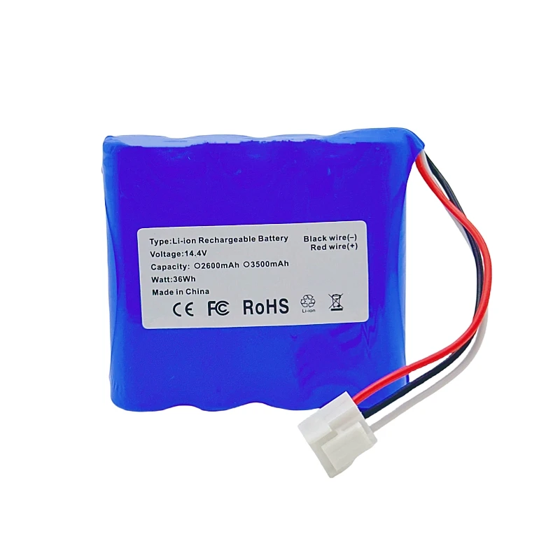 14,4 V 14,8 V 2600mAh 3500mAh 18650 4S1P batería recargable de iones de litio para electrocardiógrafo EDAN HY-LB-102 SE-600 SE-1200