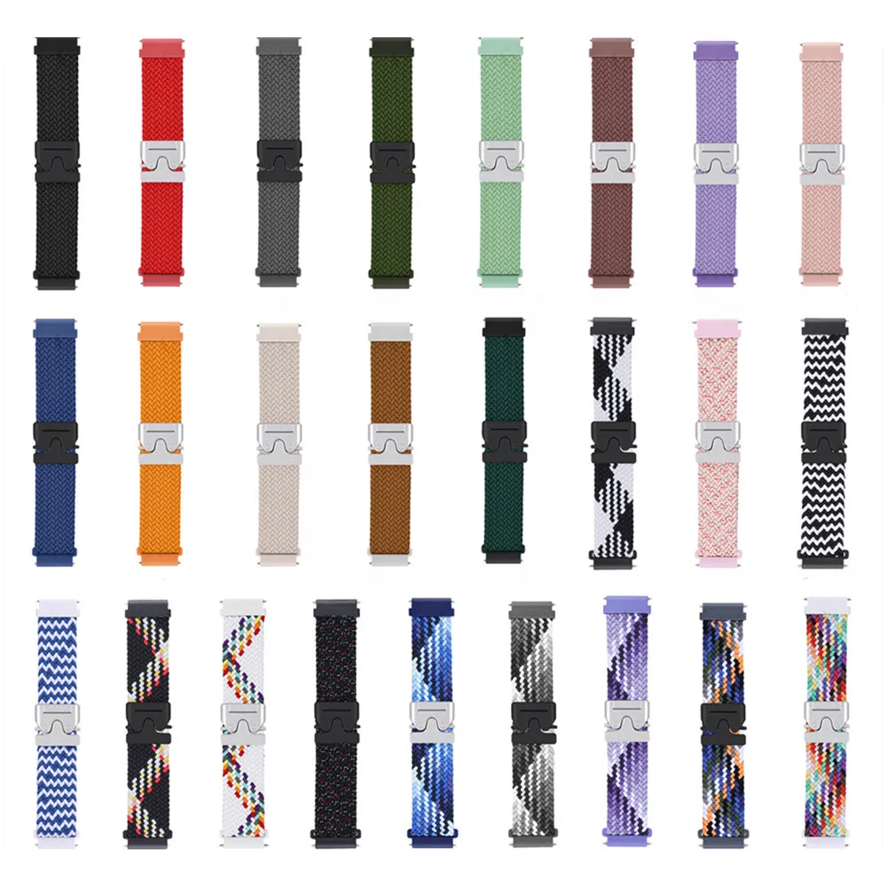 22MM Woven Watchband For Redmi Watch 5 Active / Lite For Xiaomi watch S1 2 S2 S3 / S4 Sport Strap Watch Parachute buckle Band Re