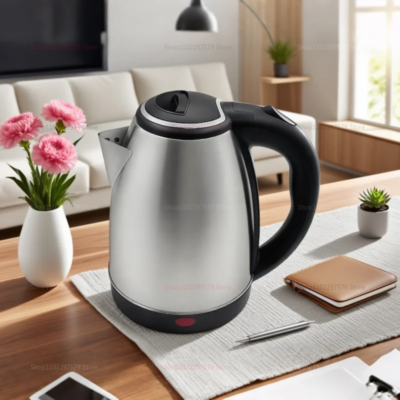 Travel Electric Kettle Tea Coffee 2L Stainless Steel Portable Water Boiler Pot For Hotel Family Trip Kitchen Smart Kettle Pot