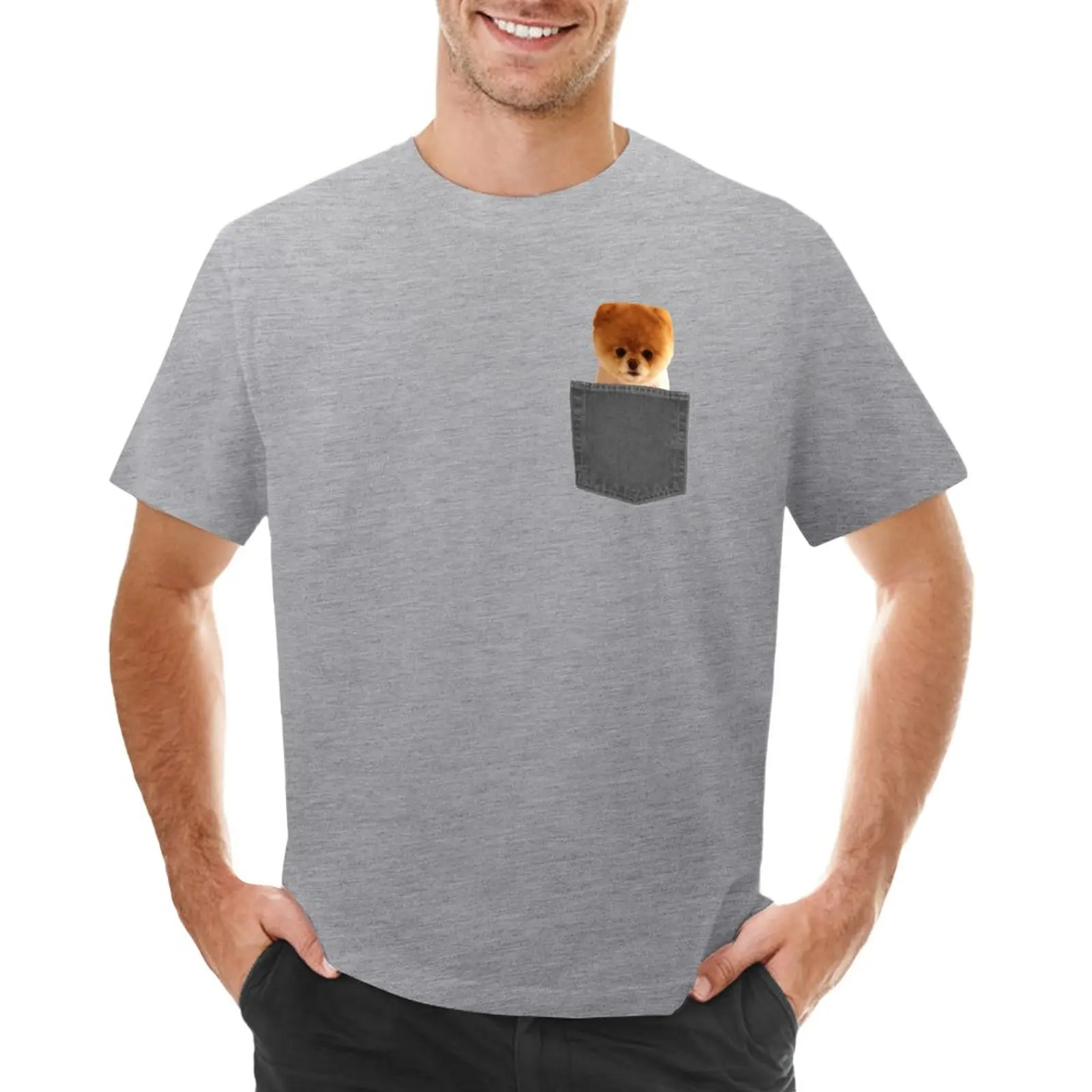 

Boo Dog II T-Shirt korean fashion summer top sublime plain black t shirts men