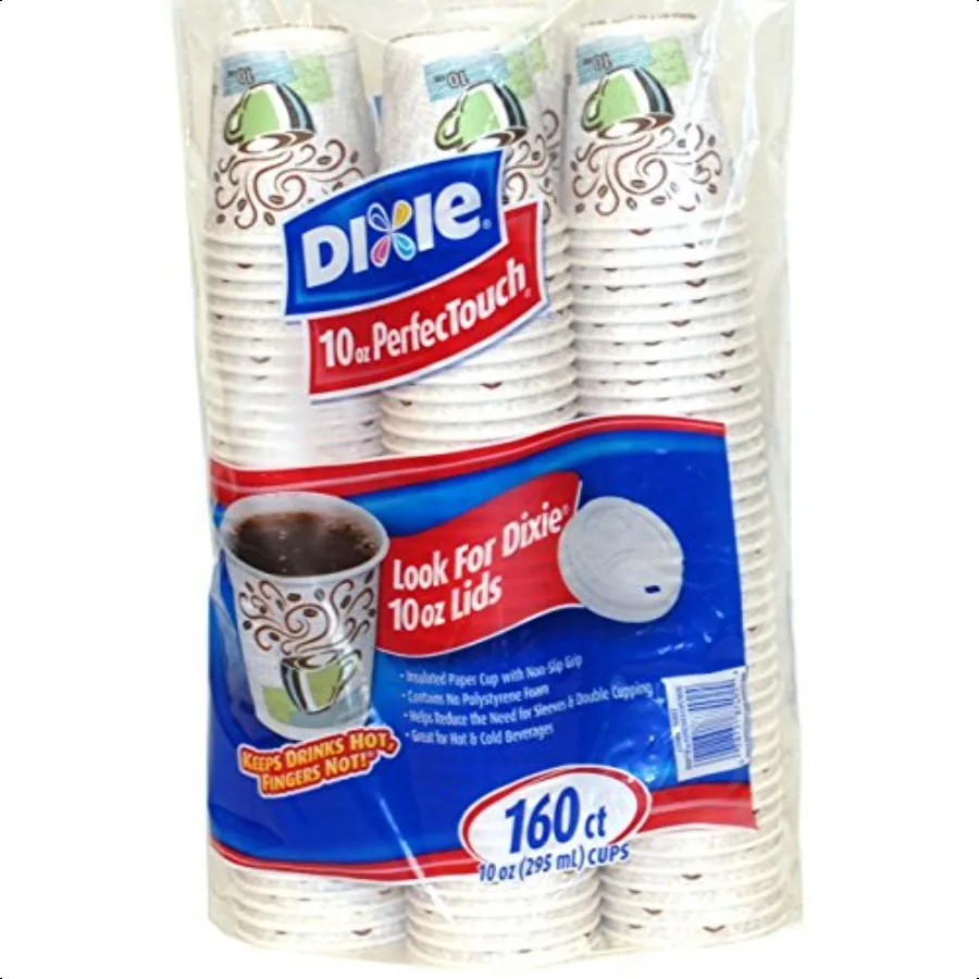 

Dixie Paper Perfectouch Hot Cups 160 Count 10 Ounce