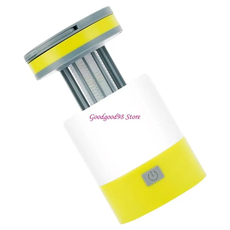 Outdoor LED Insect Zapper With Retractable Handle Insect Zapper Lamp Rechargeable 