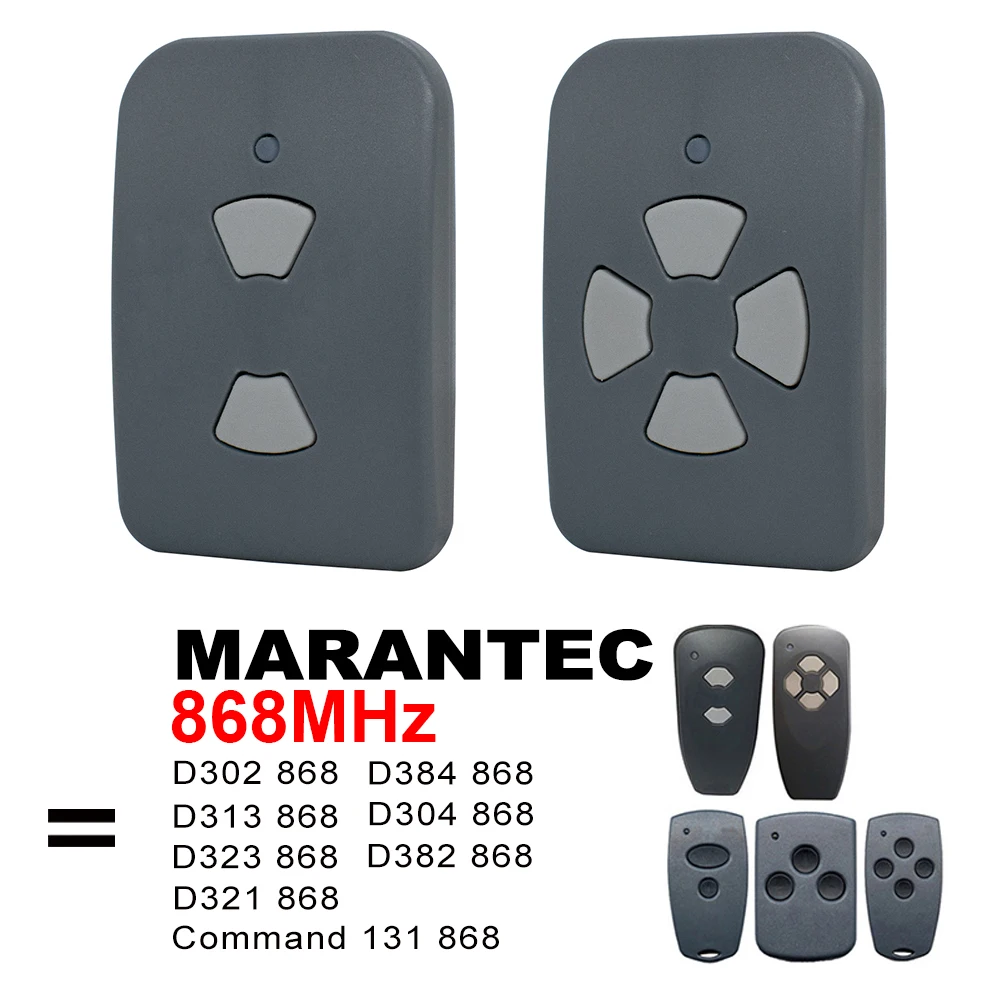 MARANTEC Digital 392 Remote Control Gate 868MHz Clone Marantec Digital 302 304 382 384 313 321 312 868 MHz Garage Door Opener